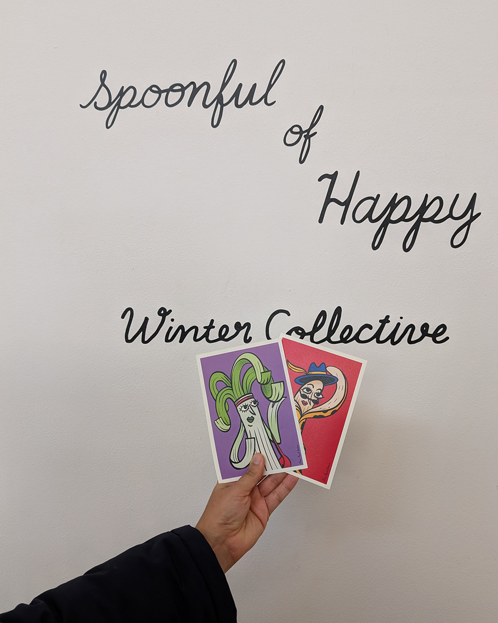 Winter collection postcard